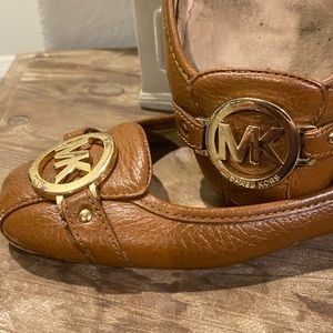 Michael Kors Womens Fulton Moccasin Flats Leather Slip On Shoes 🎉 USED